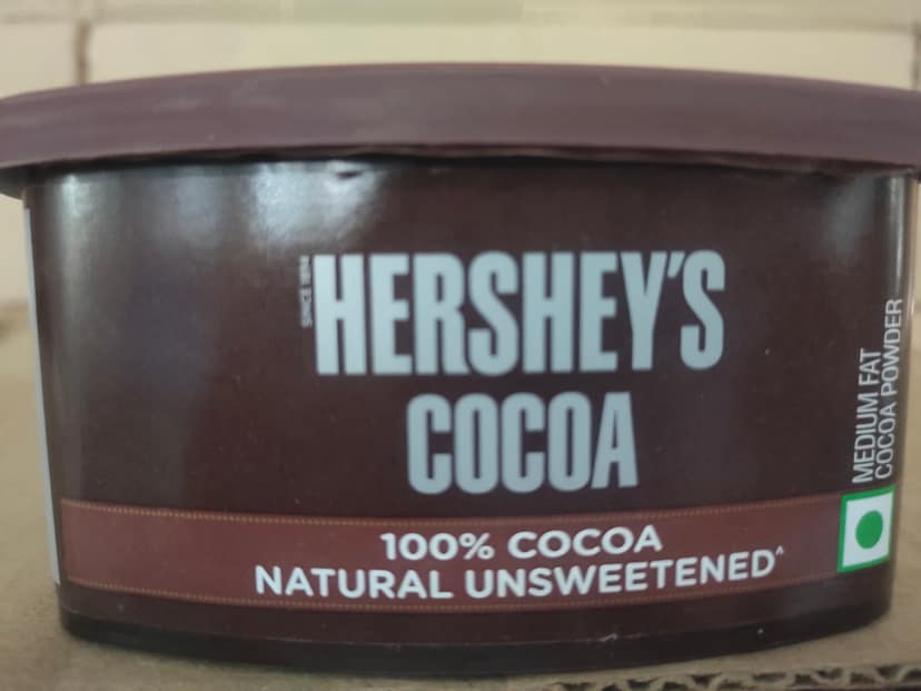 Hersheys 100% cocoa natural unsweetened chocolate
