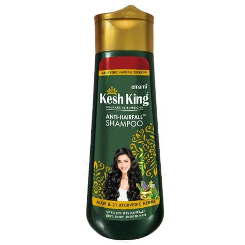 Kesh King Ayurvedic Anti Hairfall Shampoo, Reduces Hairfall, 21 Natural Ingredients, No Paraben & No Silicon, 200 ml Container
