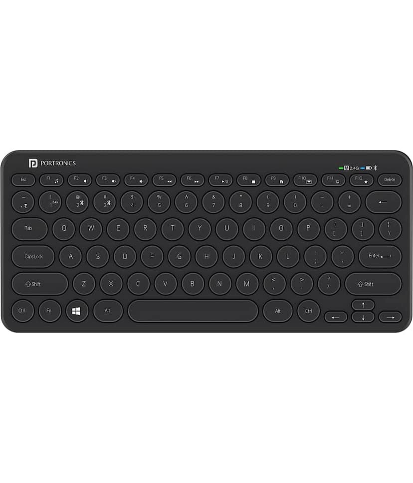 Portronics - Black Wireless Desktop Keyboard