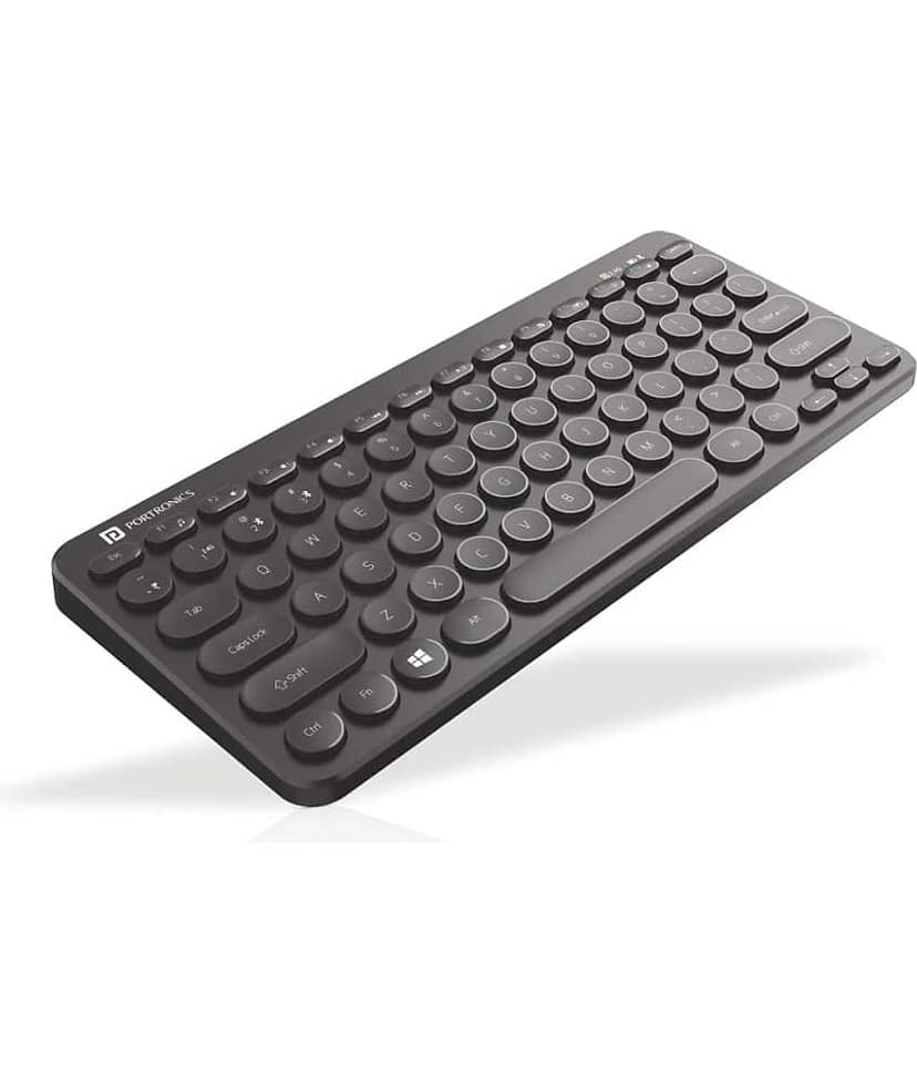 Portronics - Black Wireless Desktop Keyboard view 2