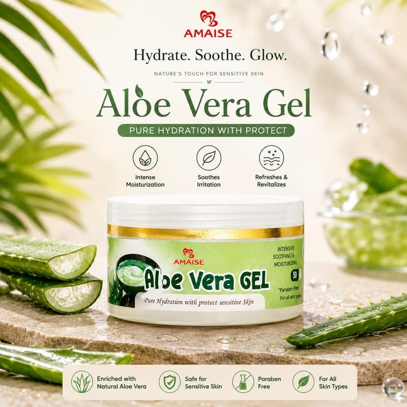 Amaise Aloe Vera Gel 50 gm view 2