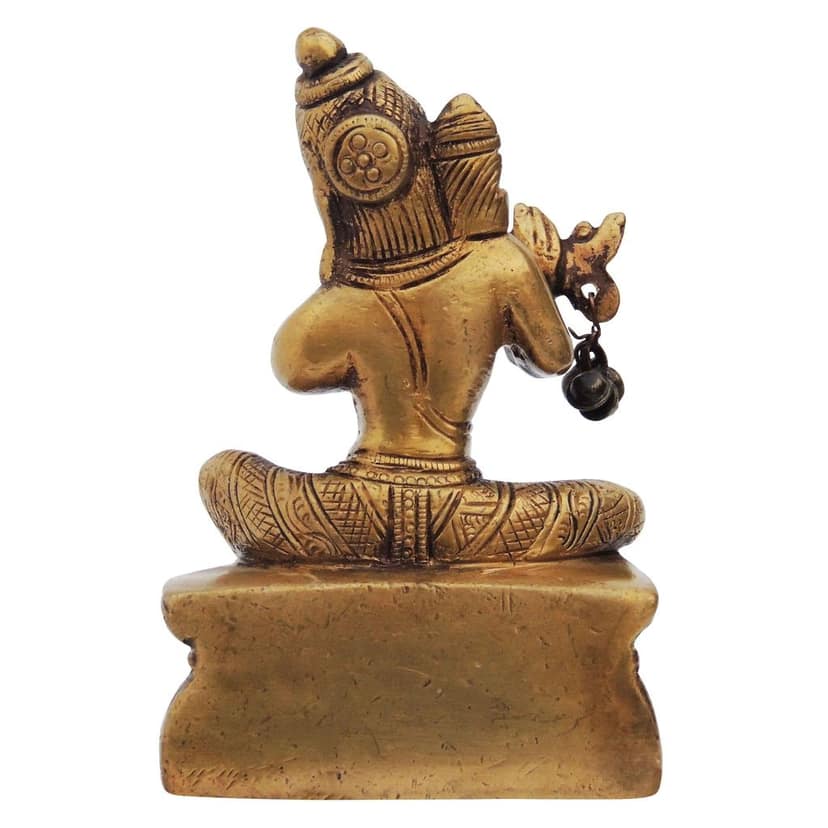 Brass Showpiece Krishna Statue (BSMAS1269 C) view 3