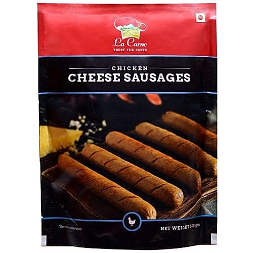 La Carne Chicken Cheese Sausages, 500 g PKT