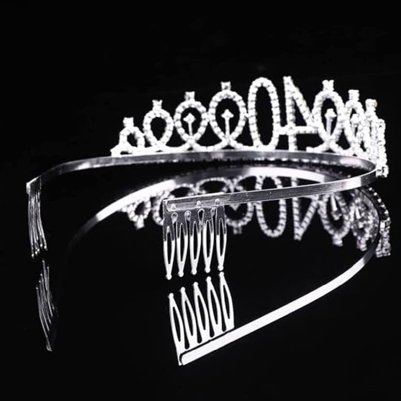 Happy 40th Birthday Silver Tiara - 1PC view 7
