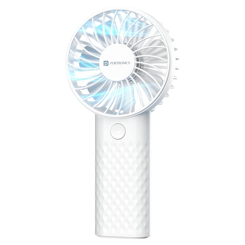 Portronics Toofan Mini 2 Personal Fan with 6 Speed Gears, 2000 mAh Rechargeable Battery, 7 Blade Design, Up to 8000 RPM