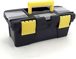 Divik Tool Storage Box Compact Plastic Mini Hardware Bin, Hammer, Drill, Wrench, Organizer Also use for Cutlery Cosmetics Accessories for Home & Garage (1Pcs)