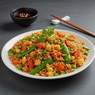 Schezwan Veg Fried Rice