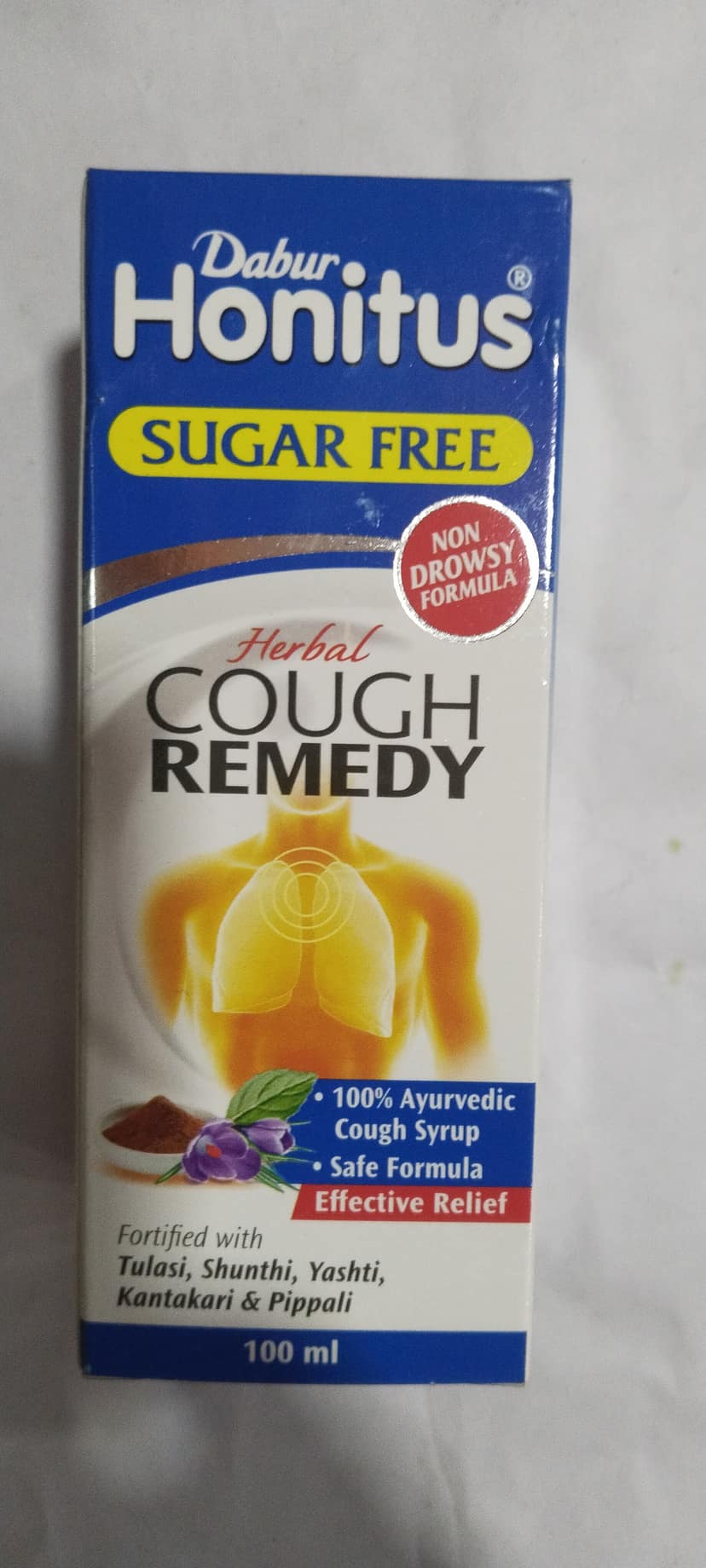 Dabur Honitus Sugar free Herbal Cough syrup
