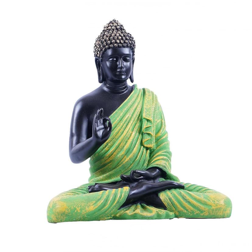 Craftlayout Resin Big Buddha Statue 14 nch view 2