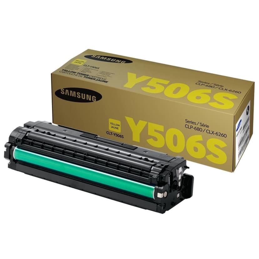 Samsung Clt-y506s Yellow Original Toner Cartridge (su524a) view 2