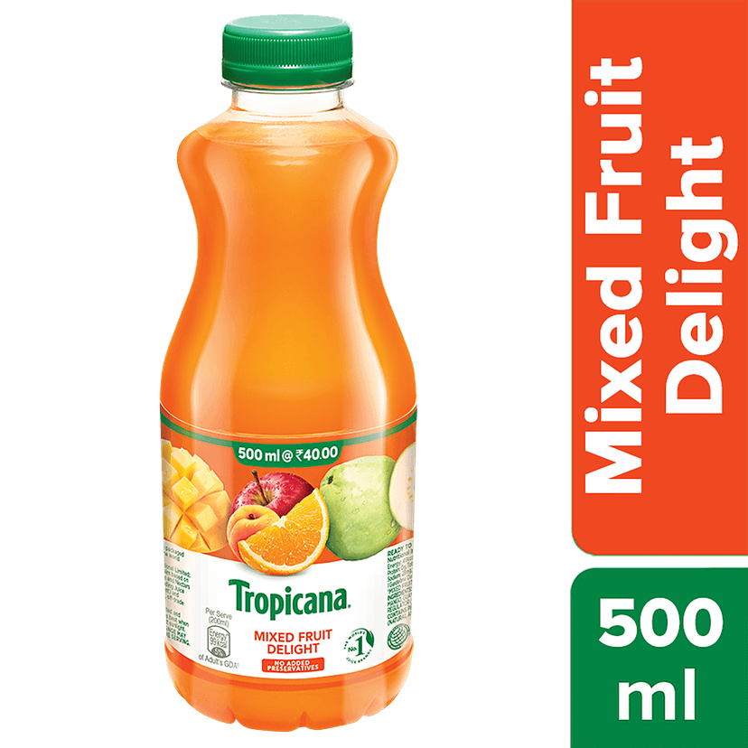Tropicana Mixed Fruit Delight, 500 Ml