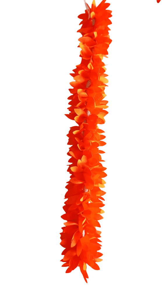 Orange Artificial Flower Garland - Perfect for Decor & Celebrations view 2
