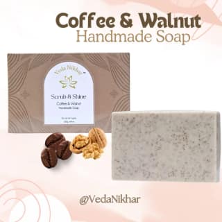 Coffee&Walnut Handmade Soap