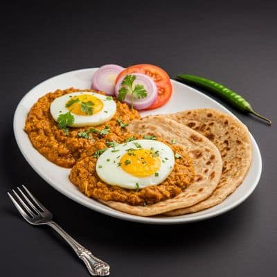 Egg Masala & Paratha Combo