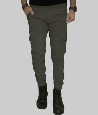 HYMEN LEGIONS Regular Flat Men's Cargos - Green ( Pack of 1 )