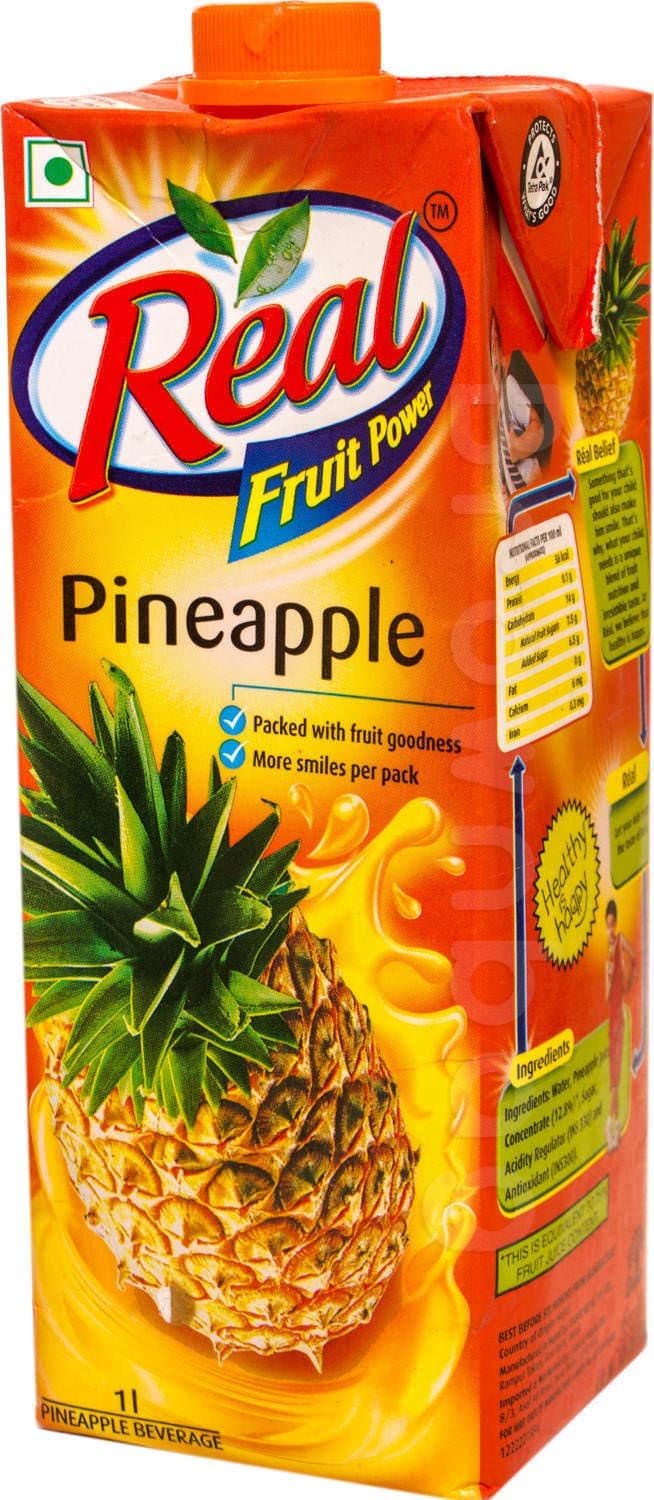 Real Fruit Power Pineapple Juice, 1 L - undefined