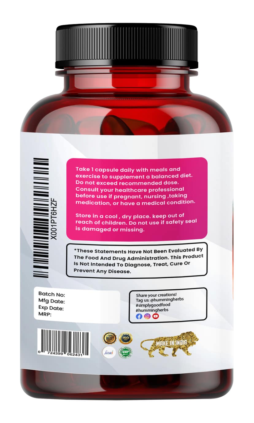 Humming Herbs Turkesterone Supplement | Ajuga Turkestanica Extract | 7in1 -11600mg eqv |Ecdysterone for Strength & Muscle Growth | Third Party Tested, 90 Capsules view 2