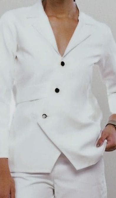 Classic Overlap Blazer Co-ord Set view 3