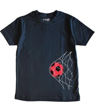 ETCHED DESIGN Pack of 3 Boys Cotton T-Shirt ( Navy Blue )
