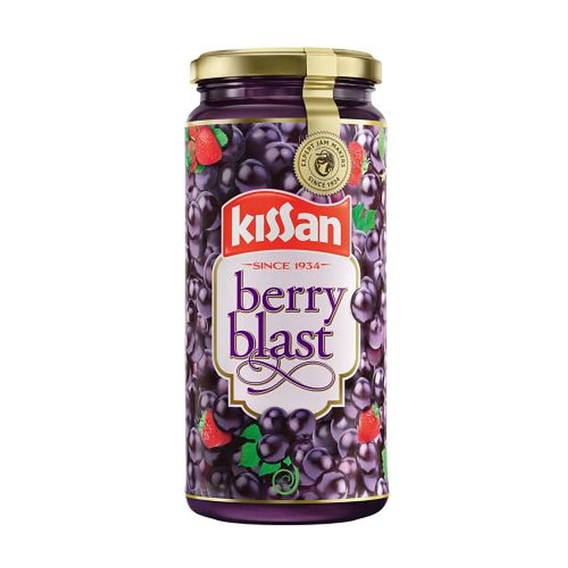 Kissan Berry Blast Jam, 320 G Bottle view 2