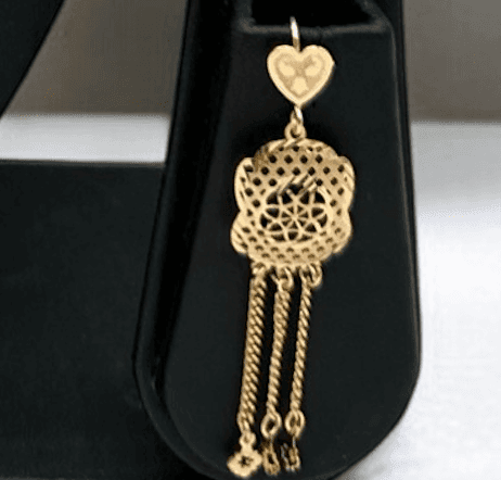 Gold Luxe Necklace Set - Amit Chauhan And Sons view 2