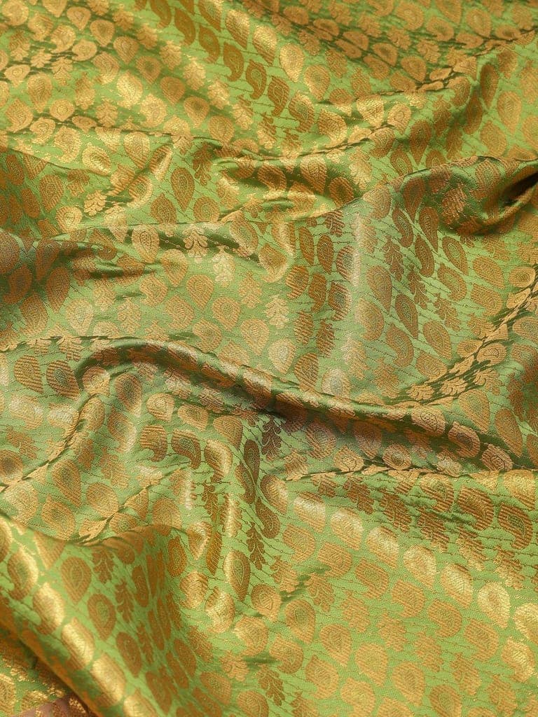 Women's Banarasi Art Silk Saree With Unstitched Blouse Piece view 6