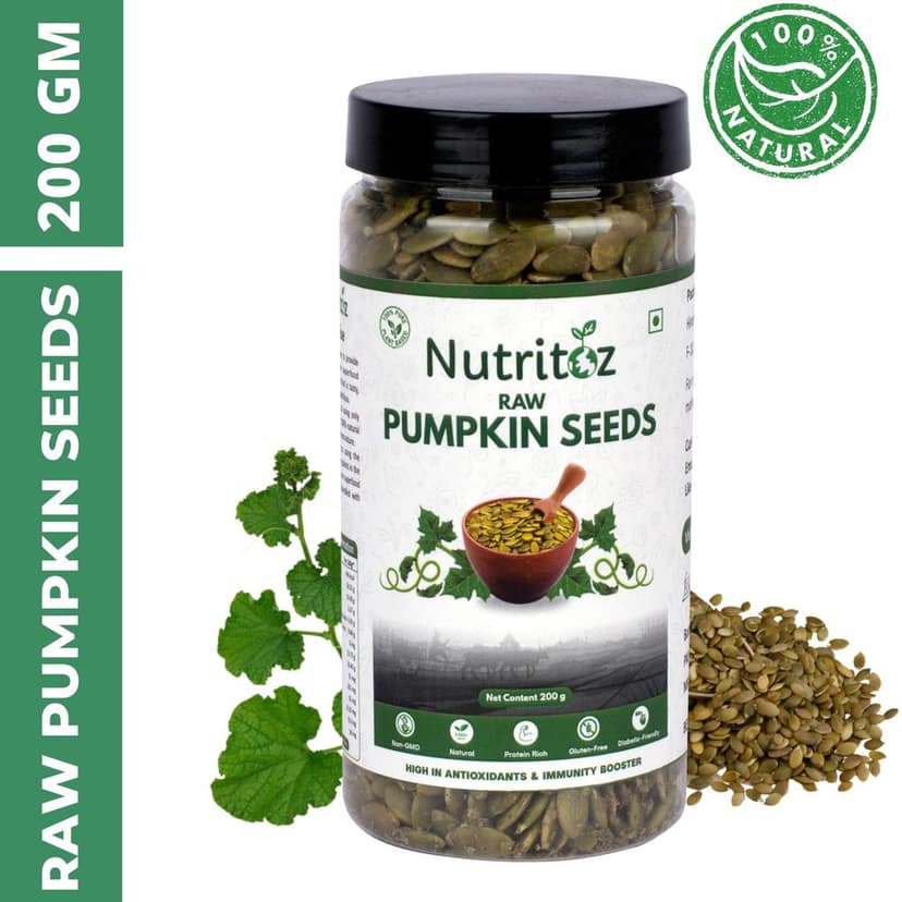 Nutritoz Natural Raw Chia Seeds, Flax Seeds, Pumpkin Seeds Combo Packs rich in Omega-3, Fiber, Minerals, Antioxidants. view 4