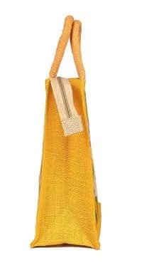 Yellow Jute Bag (Small) view 3