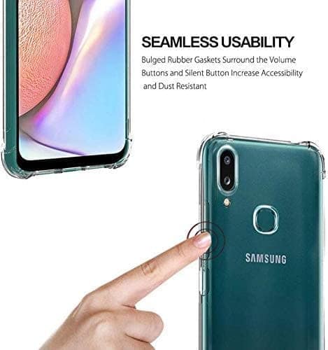 Faircost for Samsung Galaxy A10S Back Cover Shockproof (Silicon| Transparent) view 5