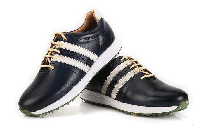 HITCARO Men's Proffessional Leather Golf Shoes | Lace-Up | Waterproof | Comfortable | Breathable