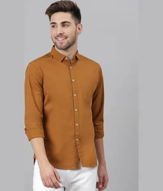 Dennis Lingo - Black 100% Cotton Slim Fit Men's Casual Shirt ( Pack of 1 )