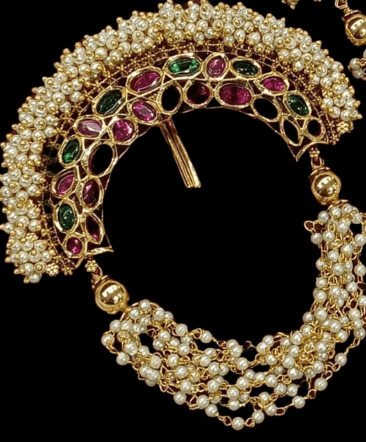 Gold Plated Traditional Indian Hair Pin-01 view 2