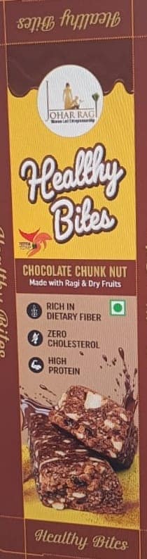 Johar Ragi Healthy Bites Chocolate Chunk Nut Bar view 2