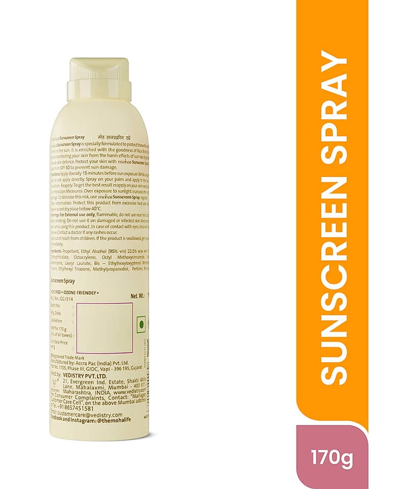 Moha Sunscreen Spray 170gm view 2