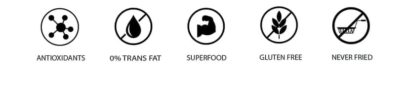 HEKA bites Roasted Snacks Combo | 5 Delicious Healthy Snacks | Made with Superfoods | Work from Home Snacks | High Protein and Fiber | Cholesterol Free | Gluten Free | Snacks Box view 8