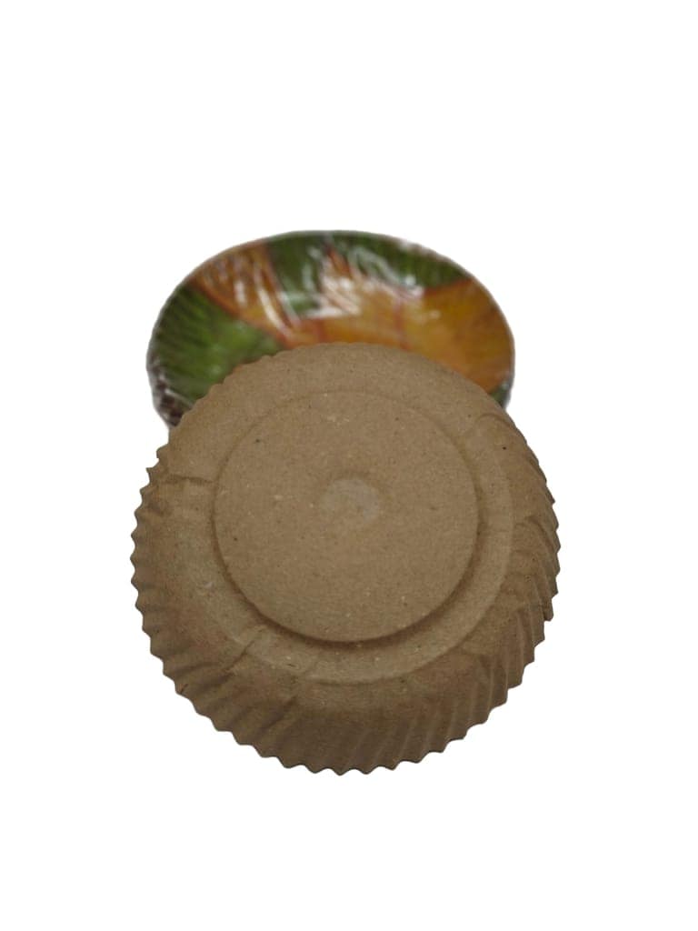 Leaf-Printed Eco-Friendly Paper Plates view 2