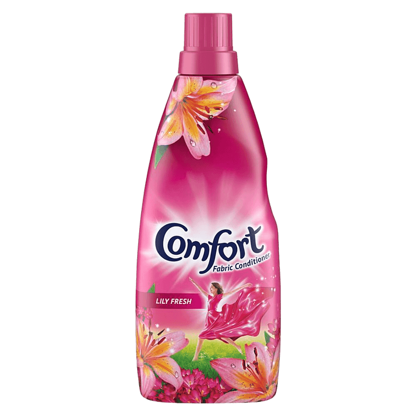 Comfort After Wash Lily Fresh Fabric Conditioner, 860 Ml view 2