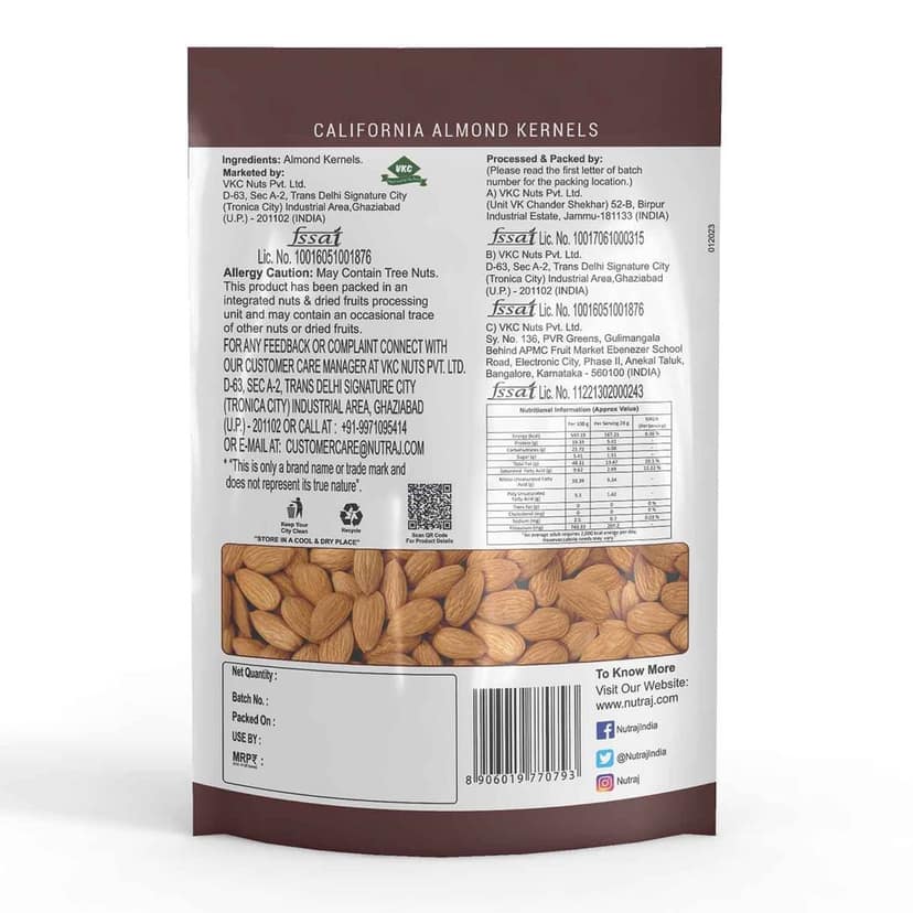 Nutraj Dry Fruits Cobmo Pack 1 Kg (California Almonds 250g, Cashews 250gm, Roasted Salted Pistachios 250g, Raisins 250g) view 3