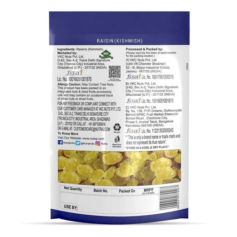 Nutraj Dry Fruits Cobmo Pack 1 Kg (California Almonds 250g, Cashews 250gm, Roasted Salted Pistachios 250g, Raisins 250g) view 9