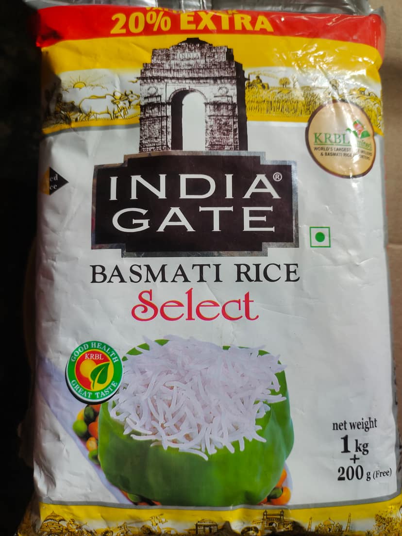 India gate basmati rice select