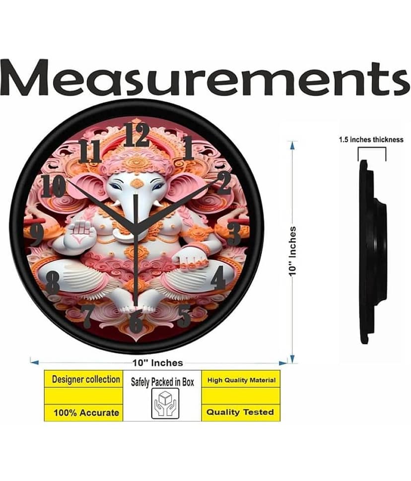 KP CRAFT Circular Analog Wall Clock view 2
