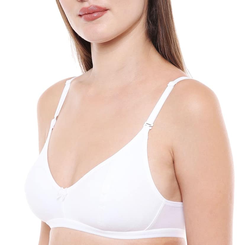 Bodycare Women Cotton Spandex Full Coverage Non Padded Regular Bra Pack - 2 1575WW view 5