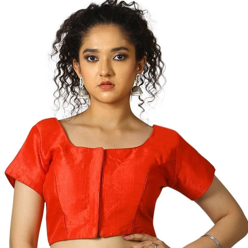 TheHangr Red Fantom Silk Blouse - 32