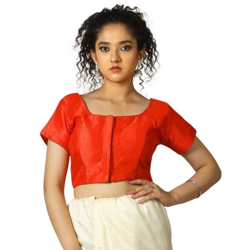 TheHangr Red Fantom Silk Blouse - 32 view 2