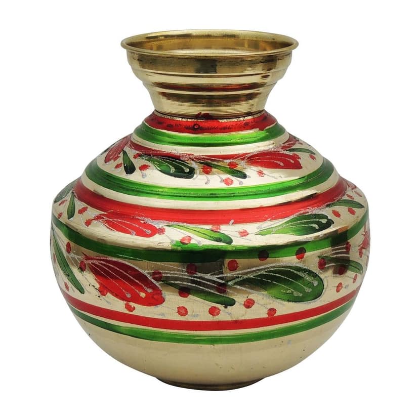 Brass Coloured Matka, 5.5 Liter (ZMAS175 C) view 2
