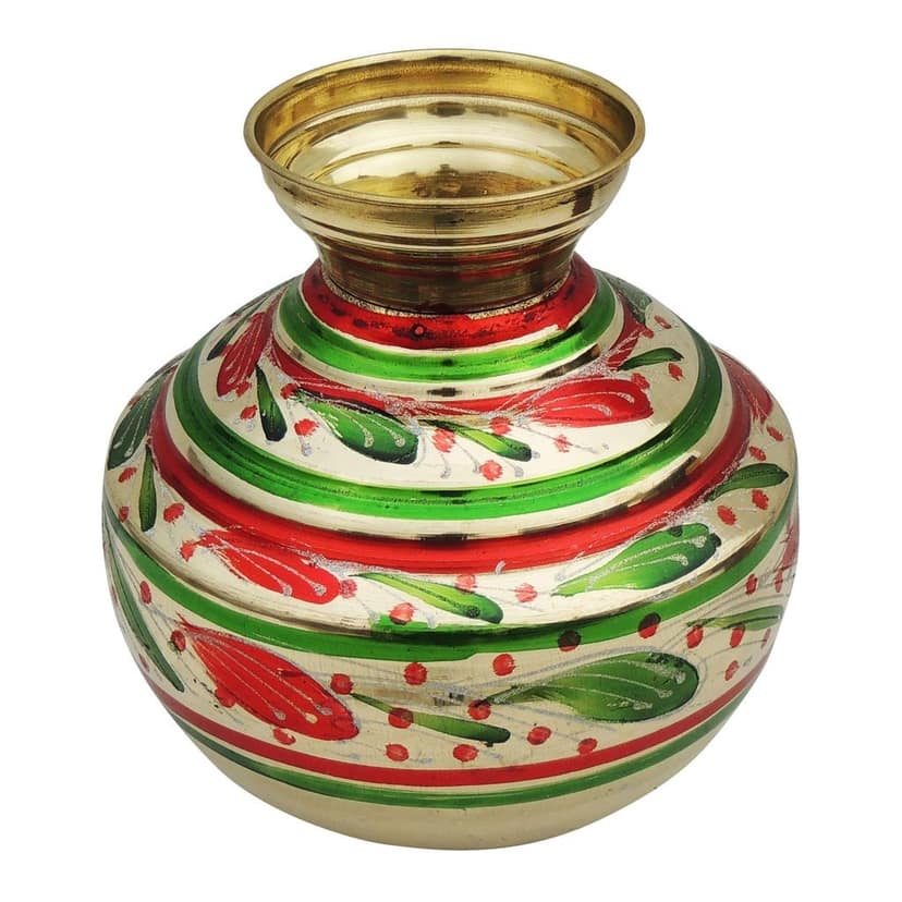 Brass Coloured Matka, 5.5 Liter (ZMAS175 C) view 3