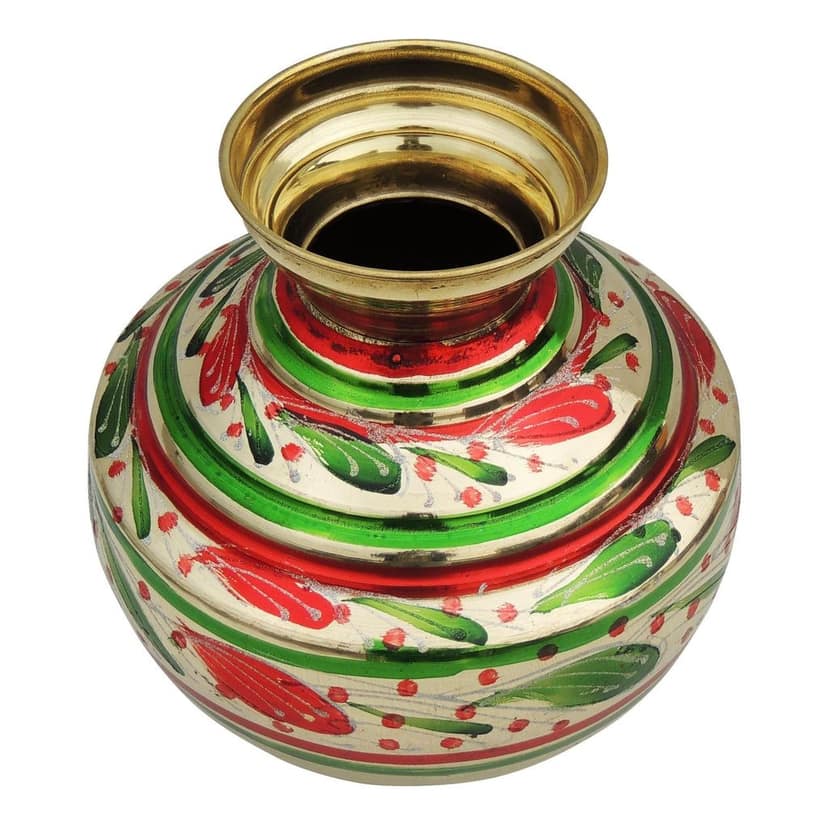 Brass Coloured Matka, 5.5 Liter (ZMAS175 C) view 4