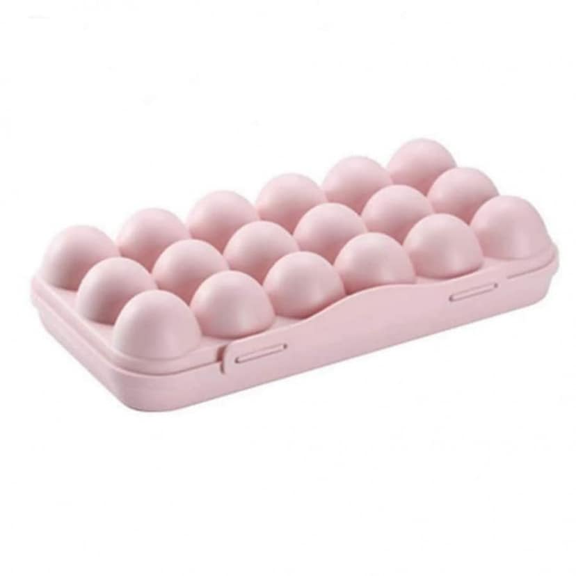 Wholesale Item - 18 GRID PLASTIC EGG HOLDER TRAYS - MOQ 21 Pieces