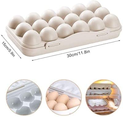 Wholesale Item - 18 GRID PLASTIC EGG HOLDER TRAYS - MOQ 21 Pieces view 3