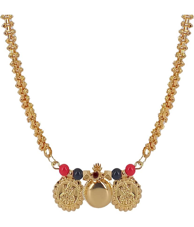 JIPPA - Golden Mangalsutra ( Pack of 1 ) view 2
